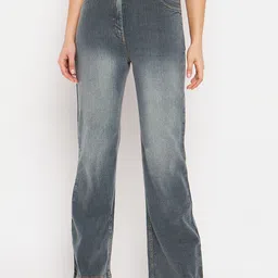 Orchid Blues Women Bootcut High-Rise Heavy Fade Jeans-image-71