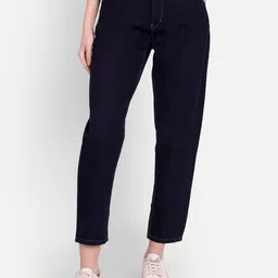AngelFab Women Jean Mom Fit High-Rise Cotton Jeans-image-57