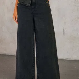 LULU & SKY Women Wide Leg High-Rise Jeans-picture-15