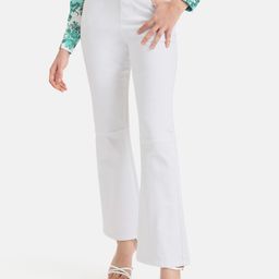 Kazo Women Cotton Flared High-Rise Jeans-picture-31