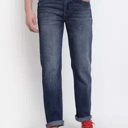 FEVER Men Blue Regular Fit Light Fade Jeans-image-64