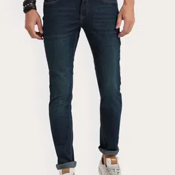 Old Grey Men Slim Fit Light Fade Denim Streachable Jeans-picture-15