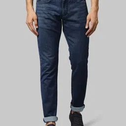 Raymond Men Blue Slim Fit Light Fade Jeans image 1