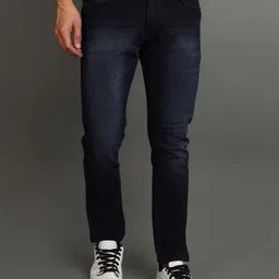 V-Mart Men Clean Look Slim Fit Light Fade Cotton Jeans-picture-16