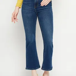 Madame Women Mid Rise Super Skinny Fit Light Fade Cotton Jeans-picture-11