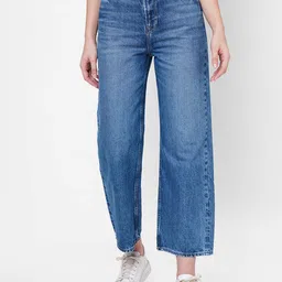 Pepe Jeans Women Blue High-Rise Heavy Fade Jeans-image-47