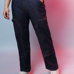 Campus Sutra Men Smart Clean Look Cotton Cargo Jeans-picture-36