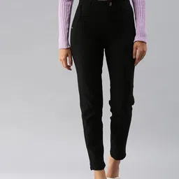 SHOWOFF Women Black High-Rise Stretchable Jeans-picture-27