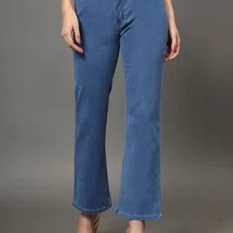 BAESD Women Mid-Rise Stretchable Cotton Bootcut Jeans-picture-38