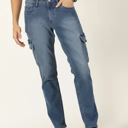 HERE&NOW Men Straight Fit Light Fade Stretchable Jeans-picture-37