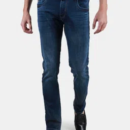 Duke Men Slim Fit Light Fade Clean Look Stretchable Jeans image 1