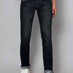Cantabil Men Comfort Light Fade Clean Look Cotton Stretchable Jeans-picture-25