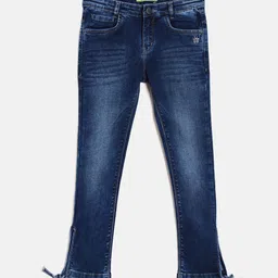 Crimsoune Club Girls Blue Light Fade Stretchable Jeans-image-47