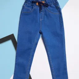 A-Okay Girls Slim Fit High-Rise Acid Wash Clean Look Stretchable Jeans-picture-21