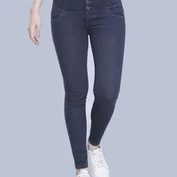 FCK-3 Women Steel Hottie High-Rise Embroidered Stretchable Jeans-picture-18