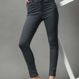 SHOWOFF Women Grey Skinny Fit Stretchable Jeans-image-28