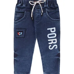 Wish Karo Boys Classic Regular Fit Light Fade Printed Stretchable Jeans image 1