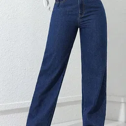 NUCOUTHS Women Jean High-Rise Slash Knee Stretchable Jeans-image-7