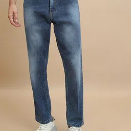 HIGHLANDER Men Slim Fit Heavy Fade Stretchable Cotton Jeans image 1