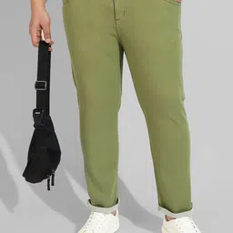 Instafab Plus Men Plus Size Classic Relaxed Fit Stretchable Cotton Jeans-picture-39