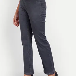 BAESD Women Jean Bootcut Fit Mid-Rise Cotton Jeans image 4