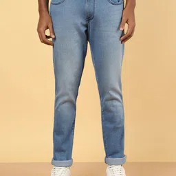 Wrangler Men Skanders Slim Fit Mid-Rise Light Fade Stretchable Jeans image 2
