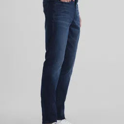 Jack & Jones Men Clark Slim Fit Light Fade Stretchable Jeans image 4