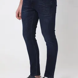 Mufti Men Skinny Fit Light Fade Clean Look Stretchable Jeans image 3