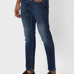 Mufti Men Tapered Fit Heavy Fade Stretchable Jeans image 2