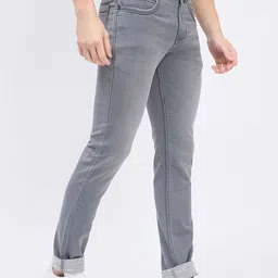 Duke Men Slim Fit Heavy Fade Stretchable Jeans image 2