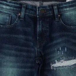 Pepe Jeans Boys Mildly Distressed Stretchable Heavy Fade Jeans image 3