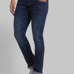 Parx Men Slim Fit Low-Rise Clean Look Light Fade Jeans image 3