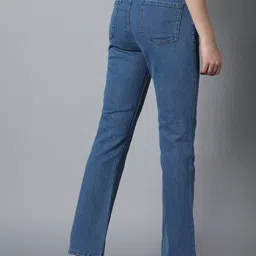 High Star Women Bootcut High-Rise Clean Look Stretchable Jeans image 4