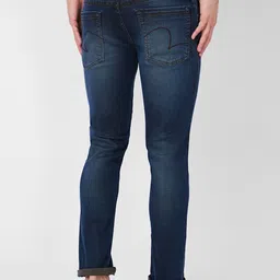 SPYKAR Men Light Fade Clean Look Whiskers Cotton Jeans image 2