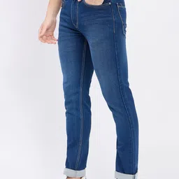 Duke Men Slim Fit Light Fade Stretchable Jeans image 3