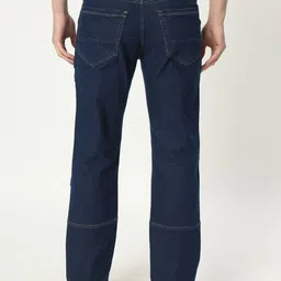 AngelFab Men Jean Straight Fit Clean Look Cotton Jeans image 2