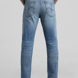 Jack & Jones Men Clark Low-Rise Heavy Fade Stretchable Jeans image 3