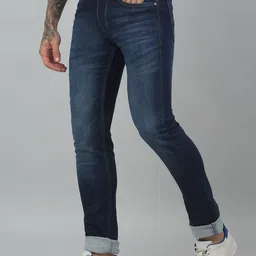 Cantabil Men Comfort Heavy Fade Stretchable Jeans image 5