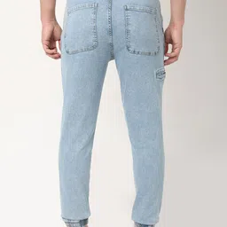 R&B Men Jogger Fit Heavy Fade Clean Look Cotton Jeans image 5