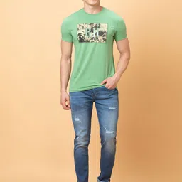 Being Human Men Slim Fit Mildly Distressed Heavy Fade Jeans image 2