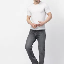 FEVER Men Loose Wide Leg High-Rise Light Fade Stretchable Jeans image 5