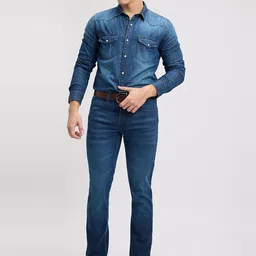 Pepe Jeans Men Vapour Slim Fit Mid Rise Light Fade Stretchable Jeans image 4