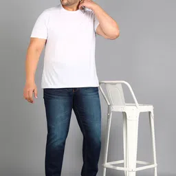 Urbano Plus Men Mid Rise Light Fade Stretchable Jeans image 4