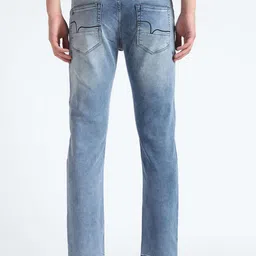 Flying Machine Men Tapered Fit Clean Look Stretchable Jeans image 4