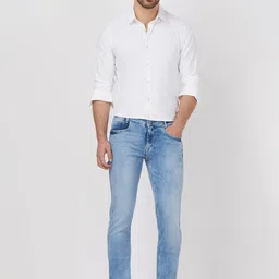 Mufti Men Super Skinny Fit Heavy Fade Stretchable Jeans image 4