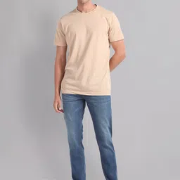 AD By Arvind Men Slim Fit Mid-Rise Heavy Fade Clean Look Stretchable Jeans image 4