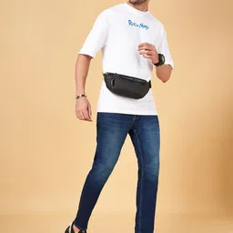 SF JEANS by Pantaloons Men Slim Fit Light Fade Stretchable Jeans image 3