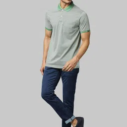 Raymond Men Blue Slim Fit Light Fade Jeans image 2