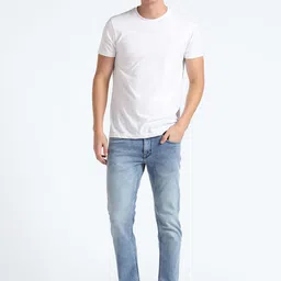 Flying Machine Men Tapered Fit Clean Look Stretchable Jeans image 5