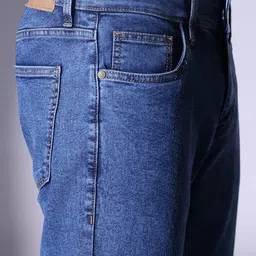 Hubberholme Men Relaxed Fit Clean Look Stretchable Jeans image 5